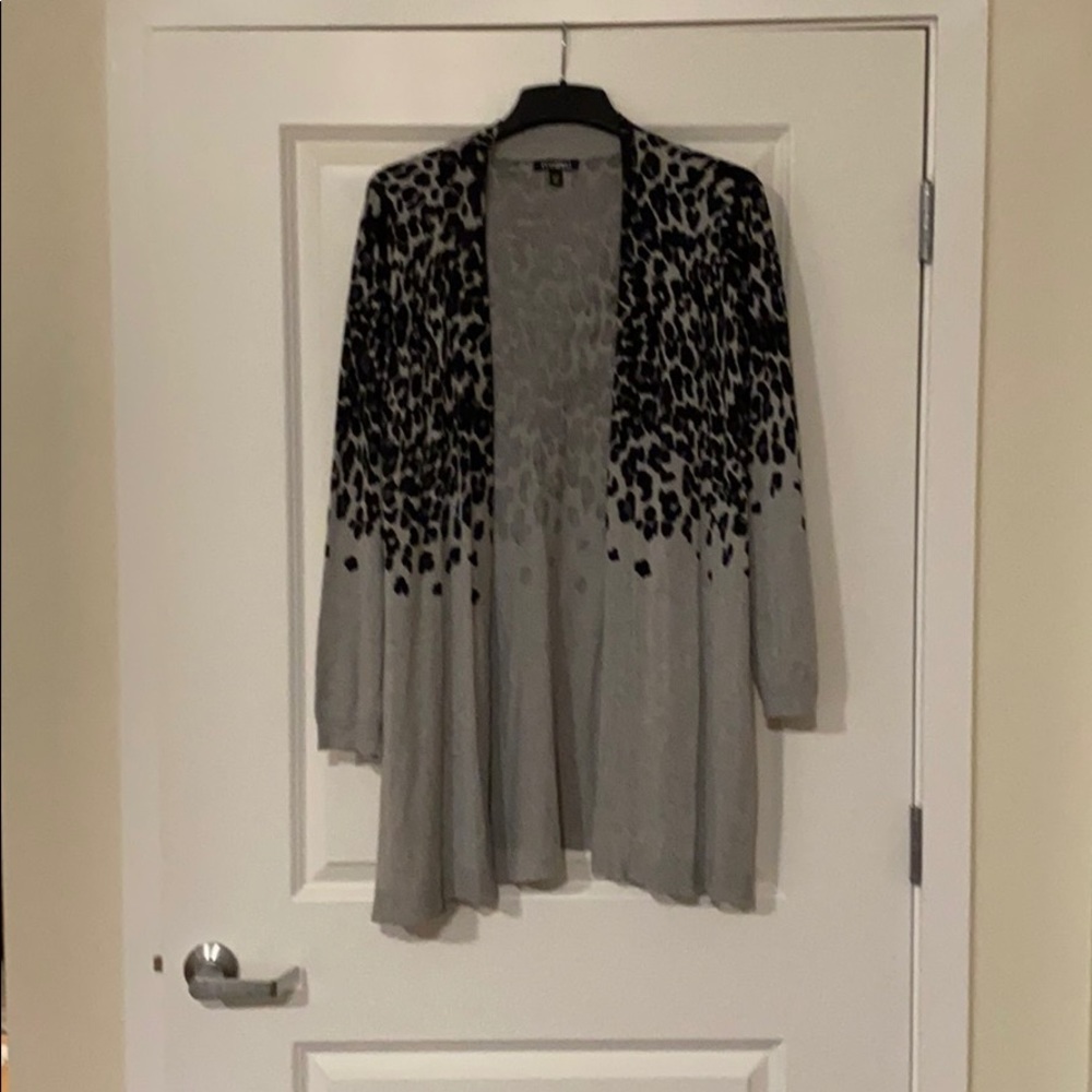 Women’s Roz&Ali Sweater Fingertip Duster Size 1X